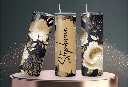 Personalized Tumbler With Your Own Name, Double Wall Insulated, BPA Free, 20oz, Perfect Gift or Everyday use Tumbler