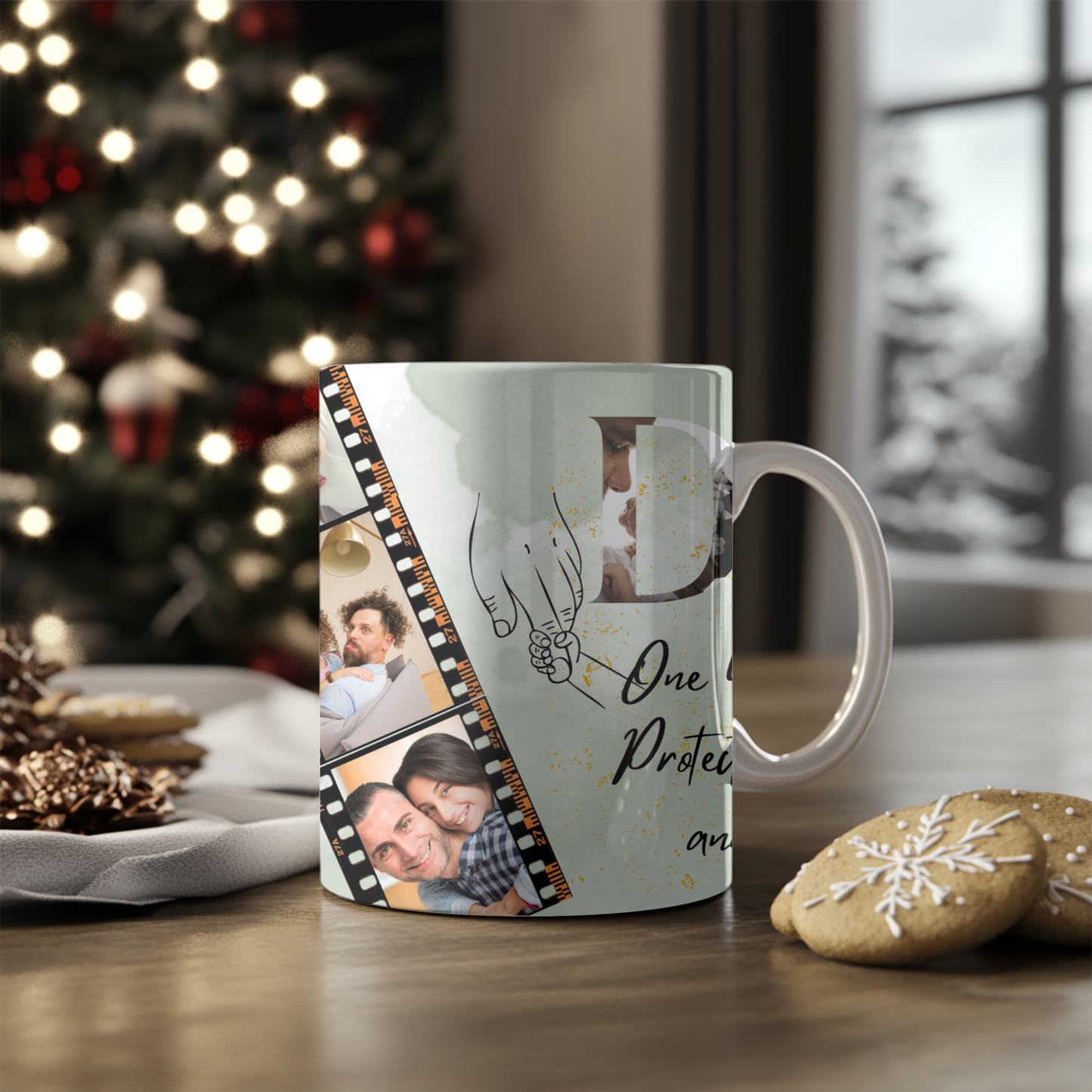 Personalized Dad Mug – Custom Photo & Quote Coffee Cup, Father’s Day Gift, Birthday Gift for Dad, Custom Name Mug, Best Dad Ever Keepsake